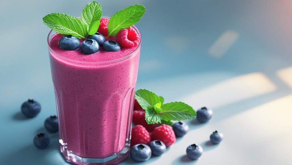 Unlock Longevity Secrets: The Ikarian Vitality Berry & Green Tea Smoothie