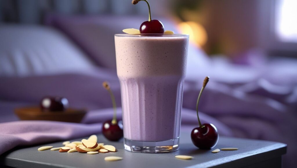 Sip Your Way to Serenity: The Ultimate Cherry Almond Bedtime Smoothie